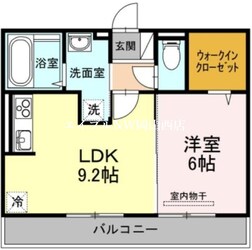 グロリア　Ａ棟の物件間取画像